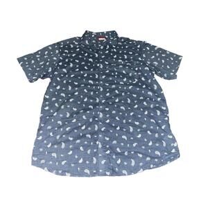 Men's 2XL Hawaiian Style Shirt COLUMBIA Short Sleeve Button Up Tropical Casual